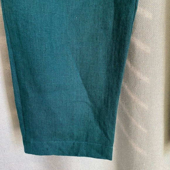 Teal Linen Pants XS OffOn - Picture 6 of 7